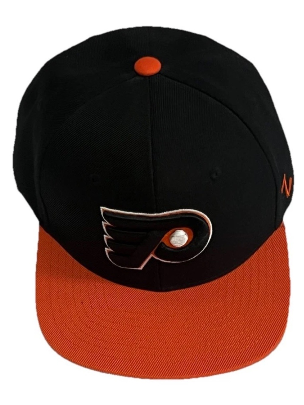 Philadelphia Flyers Zephyr Arena Exclusive NHL Black Adult StrapBack Hat RARE